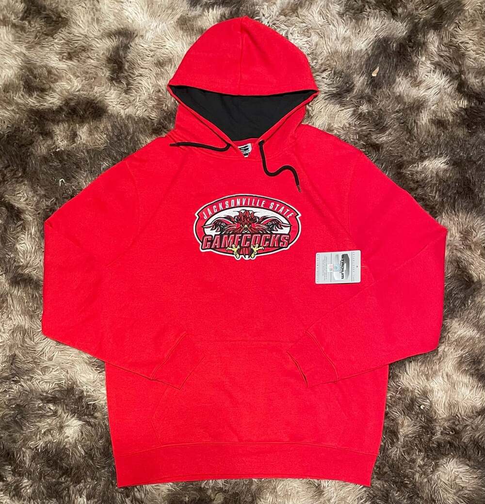 Stadium Athletics Jacksonville State Gamecocks Hoodie Size L Red